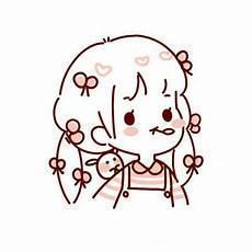 少女简笔画漂亮可爱